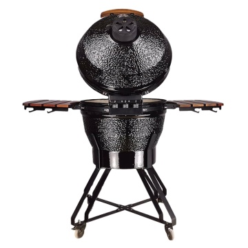 Outdoor BBQ Grill with Conveyor Pizza Oven and Oil Brush