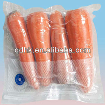 PE clear vegetable vacuum bag