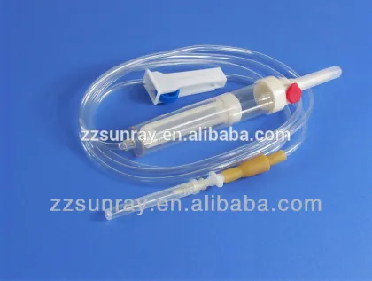 Disposable blood transfusion set