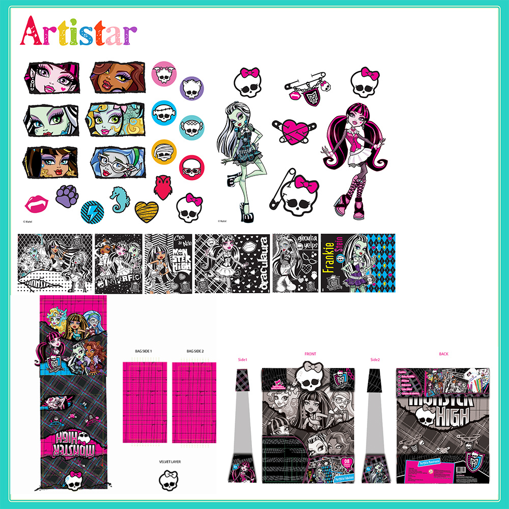 Monster High Simulation Package Attractive Art Set 2