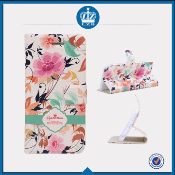 LZB stand leather flip cover for Samsung Galaxy Note 4 case