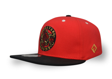 chapéu snapback bordado de algodão
