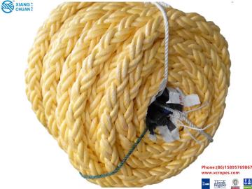 China Mixed composite polyester braid 8-strand ropes