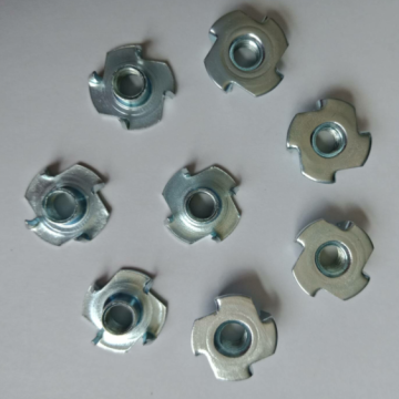 4 Pronged Tee Blind Nuts Furniture Inserts