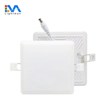 120x120mm Square Round Frameless LED Panel Light