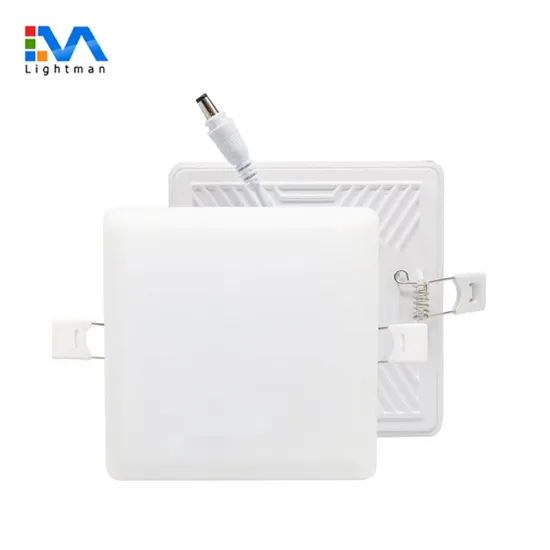 120x120mm Square Round Frameless LED Panel Light