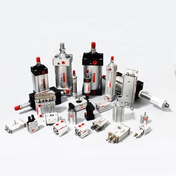 Custom Bore and Stroke Double/Single Acting Pneumatic Cylinder for Bus Doors/Automated Machines