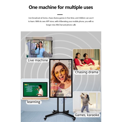 LED backlit LCD live streaming flat panel display