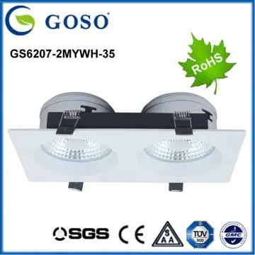 18W led downlights fittings GS6207-2MYWH-35