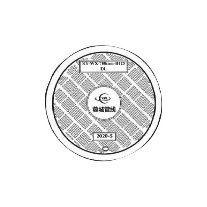 D400 Φ800 Customized Ductile Iron Manhole Cover