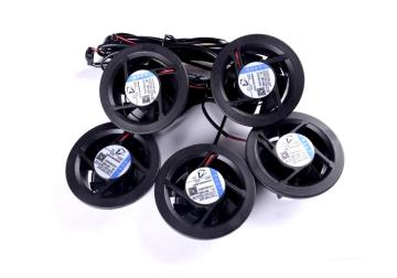 Car seat heated cover fans