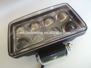 truck 8 LED spot light 24v water-proof fog light with lens
