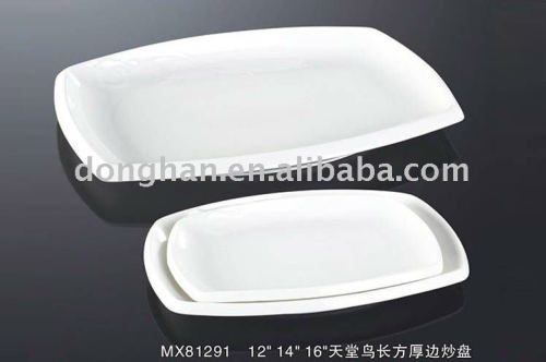 high quality porcelain hotel plate