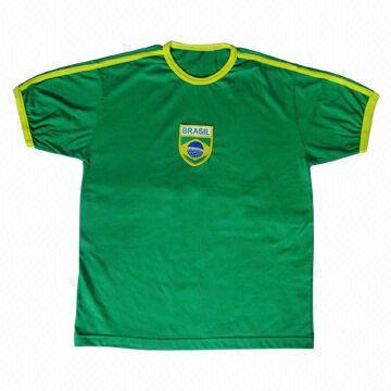 Sports T-shirt for Brazil Football, XS-3XL Size