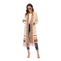 women's Fringed Top Boho Knitted sweater