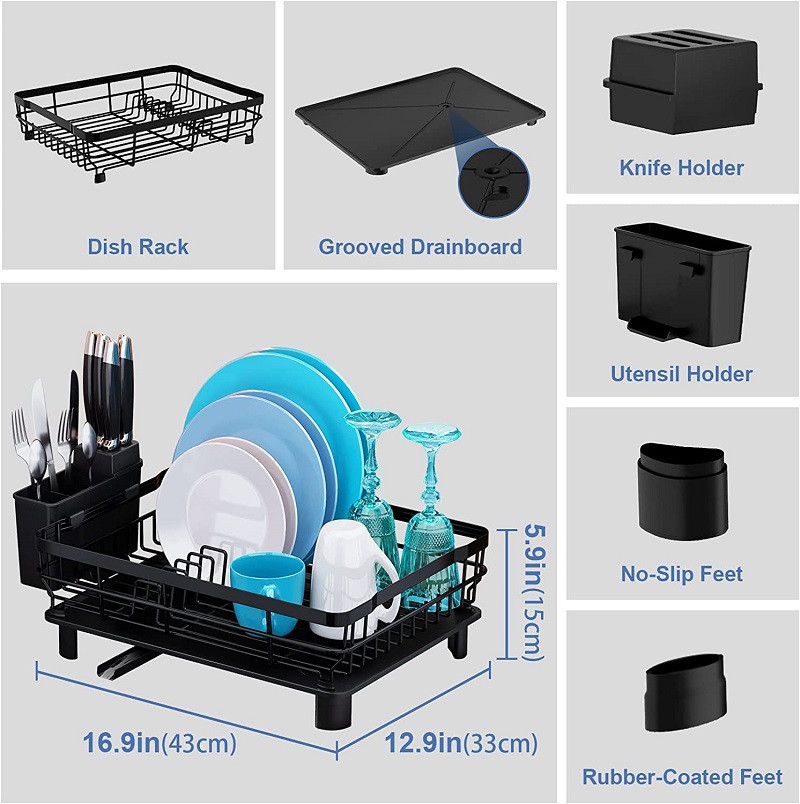 Standing Metal Dish Rack