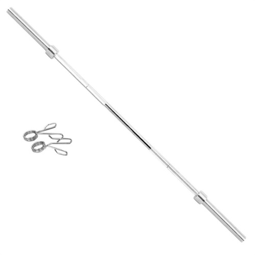 2.2m Straight Olympic Barbell for Gym Fitness Workout