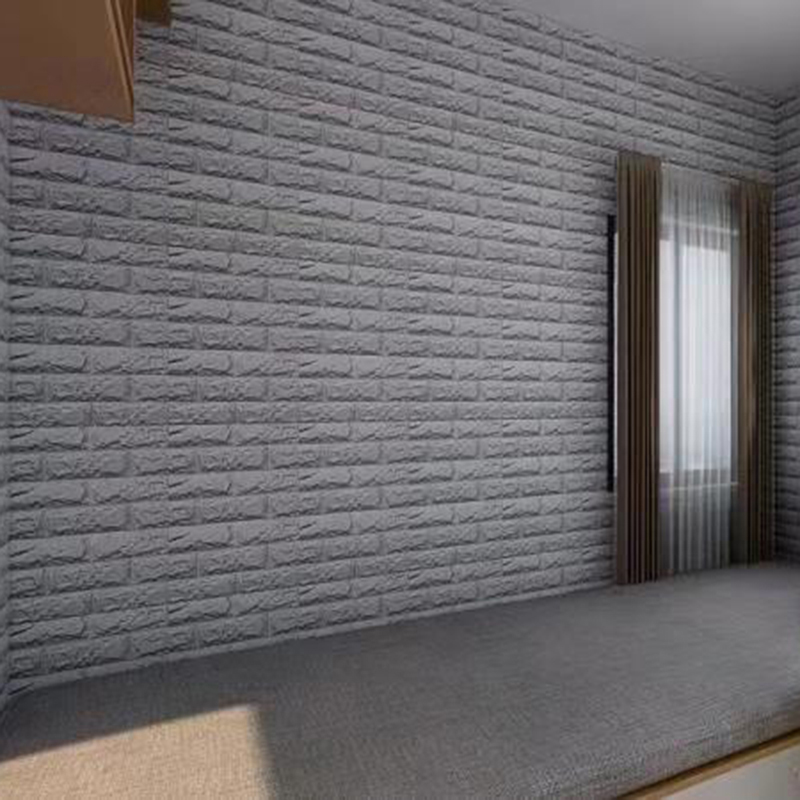 Self-Adhesive 3D Brick Wall Stickers DIY Decor Waterproof Wallpaper For Kids Room Bedroom 3D Wall Sticker Brick