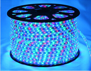 2014 New Hot Sale, CE EMC LVD RoHS Two Years Warranty, High Voltage RGB (SMD 5050-60) Rope Light