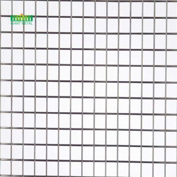Black welded wire fence mesh panel