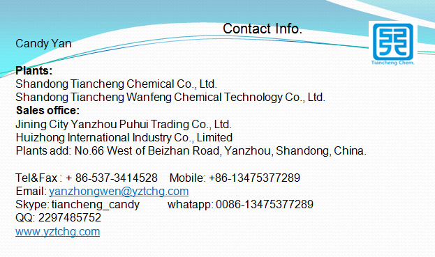 Tiancheng chemical contact info