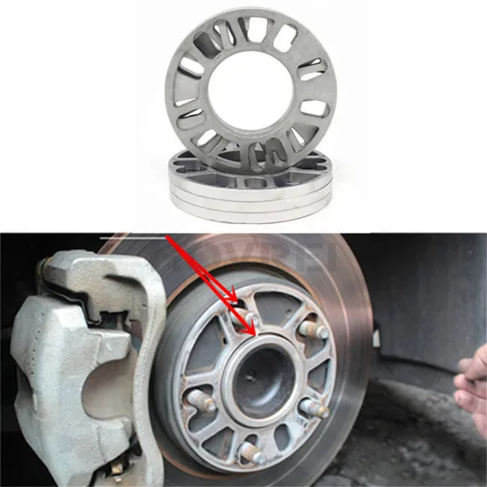Universal Car Aluminum 3mm 5mm 8mm 10mm Wheel Spacer Shims Plate 4 5 STUD For 4x100 4x114.3 5x100 5x108 5x114.3 5x120