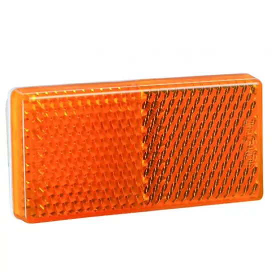 Universal UV PC Truck Trailer Amber Reflectors