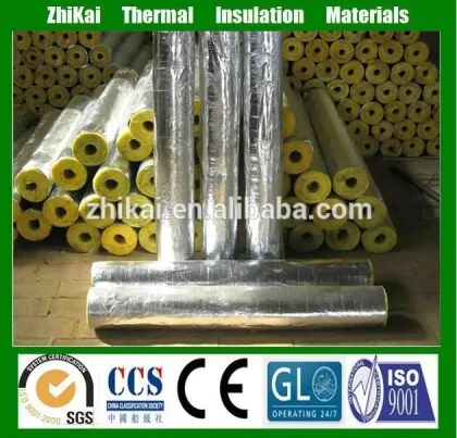 promotion glass wool insulation pipe/glass wool tube