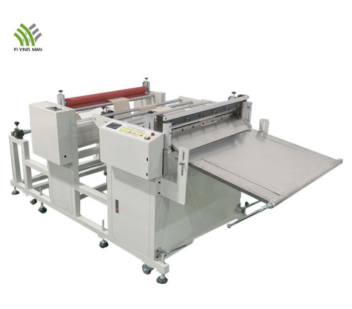 Automatic PE film roll to sheet cutting machine