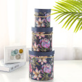 Full Color Art Paper Refined Round Box Rope