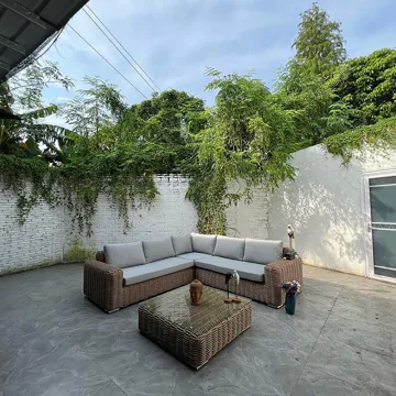 Aluminum Alloy Outdoor Garden Lounge Sofa Set for Terraces