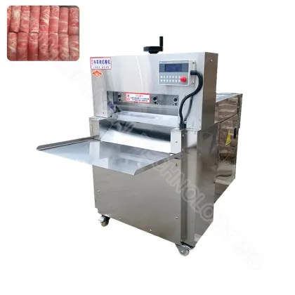 Chicken and Meat Slicing Machine for Jerky, Hot Pot, and Frozen Foods