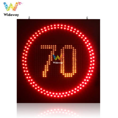 LED dynamic speed limit variable information sign