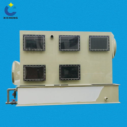 Air scrubber for factory waste gas treatment