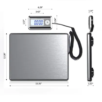 sf889 440lbs LCD Postal platform digital scale floor bench 200kg Weigh scale