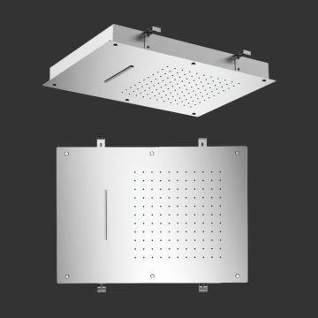 Ceiling mounted Rain Shower Head with Single Waterfall