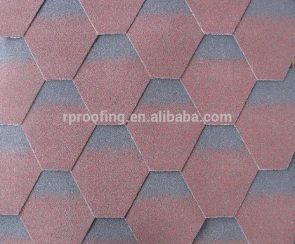 cheap hexagonal asphalt shingles roof