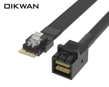 SlimSAS SFF-8654 4i TO MiniSAS HD SFF-8643 Cable