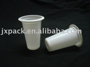 round barrel shape 46ml plastic pp cup for jelly