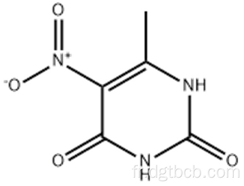 5-nitro-6-méthyluracile Light Yellow Crystalline Solide