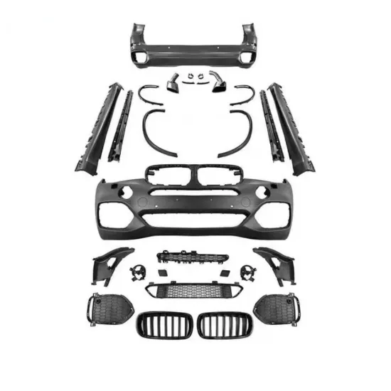 BMW X5 F15 MT Front and Rear Bumper Kit with Grille and Side Skirts