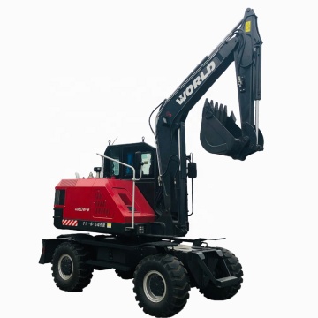 オプションのハンマー付き地球の移動油圧ホイール掘削機6トンW260W -9 -Lichmach Sales