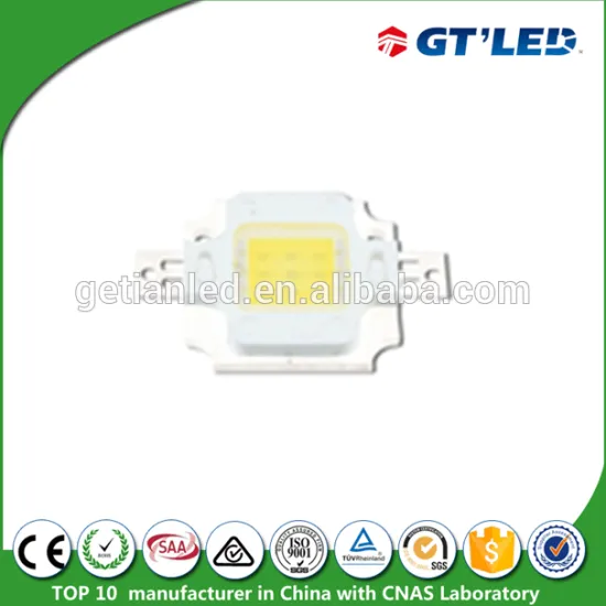 High CRI Ra80 Bridgelux Epistar High Lumens 110lm/w 3200K Cob Led 10w
