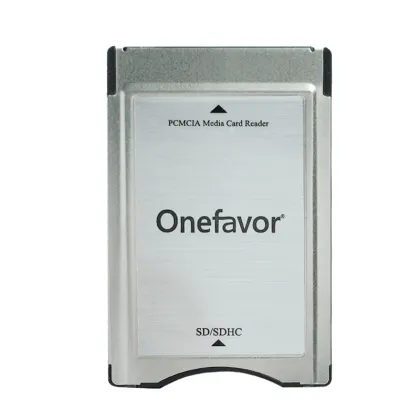 High Speed Onefavor SD TO PCMCIA Card adapter PCMCIA card Reader With Netac SD Card 16GB 32GB 64GB For Mercedes Benz MP3 Memory