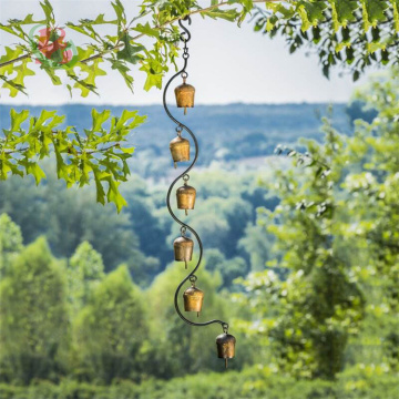 Large Corten Steel Rain Chain: A Rustic Garden Decorative Feature