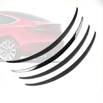 Matte Carbon Fiber Rear Roof Spoiler for Tesla Model 3/Y/S/X 2023: Enhancing Performance and Style