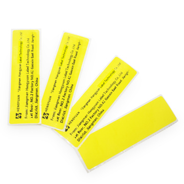 colorful semi glossy label sticker