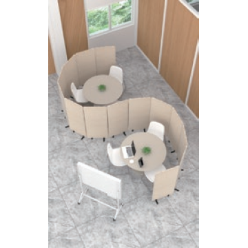 Recyclable Polyester Office Acoustic Partition Soundproof Acoustic Privacy Screen Freestanding Room Dividers