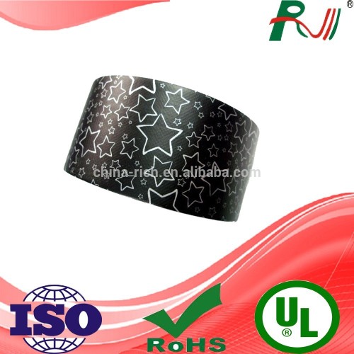 2015 new product hot melt adhesive colored custom printed duct tape