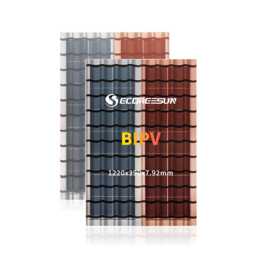 Hot Sale Ecoreesun BIPV Colored Glaze Solar Panels: Black Brick and Marble PV Systems